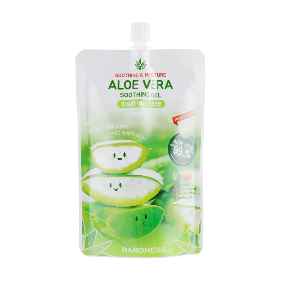 Уцінка! Заспокійливий гель алое вера Beauadd Baroness Aloe Soothing Gel, 100 мл
