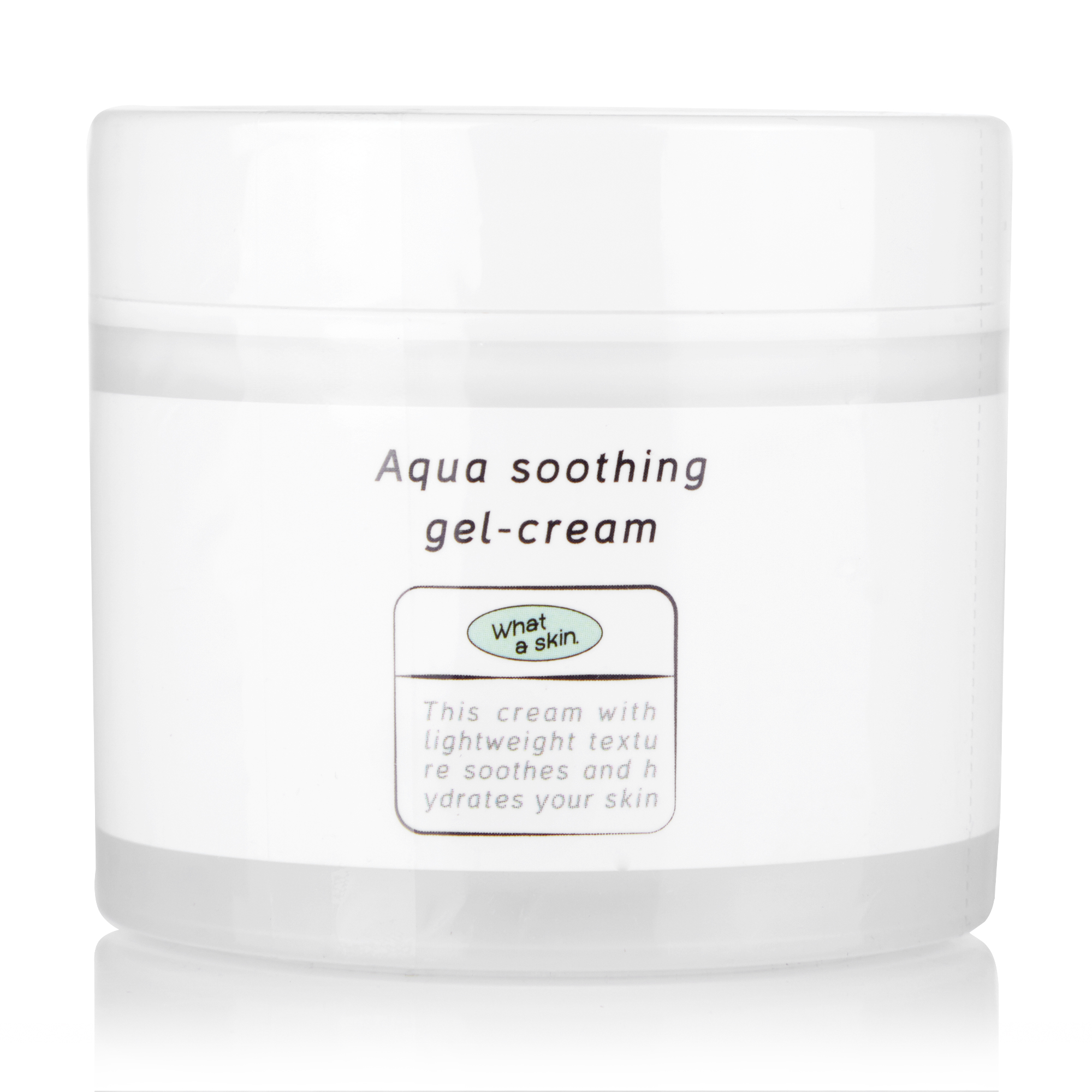 Уцінка! Заспокійливий крем-гель для обличчя What a skin. Aqua Soothing Gel Cream, 50 мл